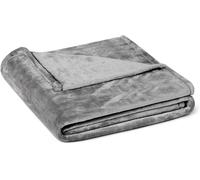 Amazon Basics Soft Fluffy Fleece Throw Blanket, Lightweight Cosy Not Heated Sof