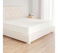 Amazon Basics Soft Microfibre Emperor Fitted Sheet, Deep Pocket 12 inch (30 cm), Beige