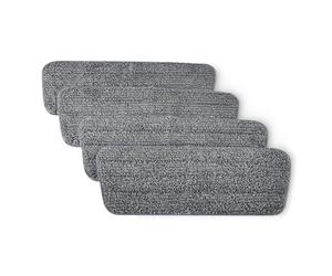 Amazon Basics Spray Mops Replacement Mop Pads, Washable, for Dry and Wet Floor, 4-Pack, 42cm x 14.1cm