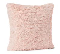 Amazon Basics Square Shaped Plush Pillow, Geometric Stuffed Toy Cushion for Bed or Sofa, Kids Room Decor, Pink