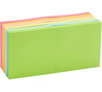 Amazon Basics Square Sticky Notes, 7.6 x 7.6 cm, 12-Pack, Assorted Colors