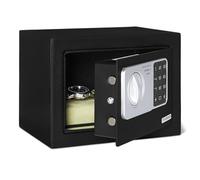 Amazon Basics Steel Security Safe and Lock Box with Electronic Keypad, 4.5 L, Black