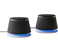 Amazon Basics Stereo 2.0 Computer Speakers for Desktop PC or Laptop, 3.5mm Aux