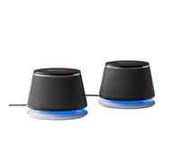 Amazon Basics Stereo 2.0 Speakers for PC or Laptop, 3.5mm Aux 1 Pair, Black