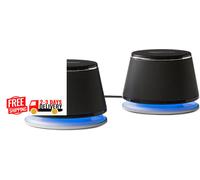 Amazon Basics Stereo 2.0 Speakers for PC or Laptop, 3.5mm Aux input,...