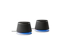 Amazon Basics Stereo 2.0 Speakers for PC or Laptop, 3.5mm Aux input, USB-Powered, 1 Pair, Black