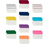 Amazon Basics Sticky Tabs, Self-Adhesive Page Markers, Colorful Book Tabs, Stic