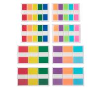 Amazon Basics Sticky Tabs, Self-Adhesive Page Markers, Colorful Book Tabs, Sticky Notes, Writable Index Tabs, Annotation Tabs for Reading Notes, Files, Office, 640 Assorted Pack