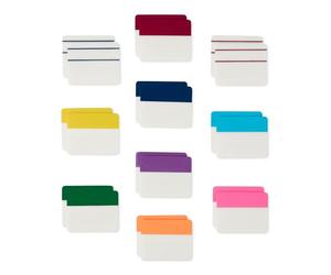 Amazon Basics Sticky Tabs, Self-Adhesive Page Markers, Colorful Book Tabs, Sticky Notes, Writable Index Tabs, Annotation Tabs for Reading Notes, Files, Office, 640 Assorted Pack, 5.1 cm Wide