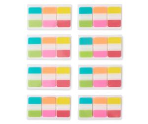 Amazon Basics Sticky Tabs, Self-Adhesive Page Markers, Colorful Book Tabs, Sticky Notes, Writable Index Tabs, Annotation Tabs for Reading Notes, Files, Office, 480 Assorted Pack, 2.5 cm Wide