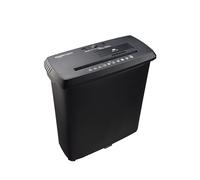 Amazon Basics Strip Cut Paper Shredder, 8 sheets, for A4 documents, CD and credit cards, 13L waste basket, Black