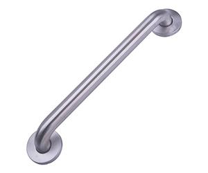 Amazon Basics Sturdy Bathroom Safety Grab Bar, 0.41 m Length, 0.03 m Diameter, Stainless Steel