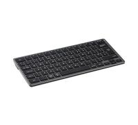 Amazon Basics Tablet Wireless Keyboard, Portable Compatible w/PC, MacOS, Laptop, Smartphone, Tablet