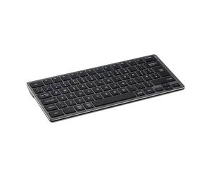 Amazon Basics Tablet Wireless Keyboard, Portable Compatible w/PC, MacOS, Laptop, Smartphone, Tablet