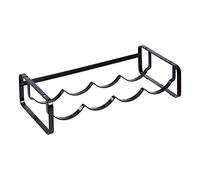 Amazon Basics Tabletop Stackable Wine Rack, Large, Black