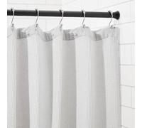 Amazon Basics Tension Curtain Rod, Adjustable 91-137 cm Width - Black, Classic Finial