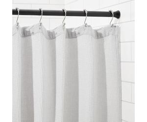 Amazon Basics Tension Curtain Rod, Adjustable 91-137 cm Width - Black, Classic Finial
