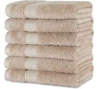 Amazon Basics Towel Set, Fade Resistant 100% Organic Cotton, soft and absorbent
