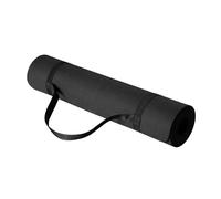 Amazon Basics TPE Exercise Yoga Mat with Carrying Strap, 0.6 cm Thick, Black