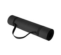 Amazon Basics TPE Exercise Yoga Mat with Carrying Strap 06 cm Thick Black
