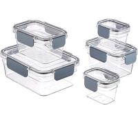 Amazon Basics Tritan Plastic Food Storage Containers - Tritan Plastic Locking,