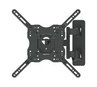 Amazon Basics TV Wall Bracket for 26-55 inch(66cm-140cm) TVs, Swivels Tilts TV Wall Mount for Flat & Curved TV, VESA 100x100mm to 400x400mm, holds up