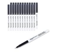 Amazon Basics Ultra Fine Point Permanent Marker Pens, Black, 24-Pack