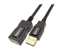Amazon Basics USB 2.0 A-Male to A-Female Extension Cable, 1 m/3.3 Feet, Black
