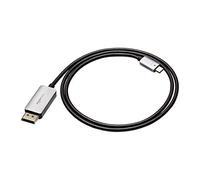 Amazon Basics USB-C to DisplayPort Cable, 4Kx2K@60Hz, Aluminum Housing, 0.9 m, Black