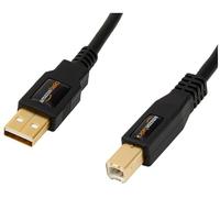 Amazon Basics USB Printer Cable, USB-A to USB-B 2.0, 1.8 m, Black