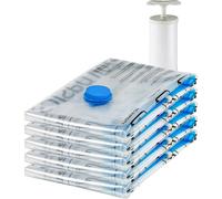 Amazon Basics Vacuum Compression Zipper Storage Bags with Airtight Val