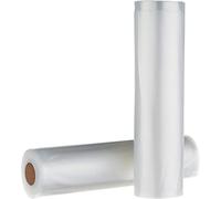Amazon Basics Vacuum Sealer Bags Roll, Pack of 2, 22 x 500 cm, Clear