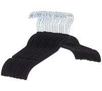 Amazon Basics Velvet Shirt/Dress Hangers, Pack of 30, Black