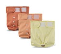 Amazon Basics Washable Dog Nappies for Female Dogs, Reusable, High-Absorbency with Sewn-in Pad, Soft and Comfortable Fit, Large, 3-Pack