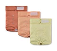 Amazon Basics Washable Dog Nappies for Female Dogs, Reusable, High-Absorbency with Sewn-in Pad, Soft and Comfortable Fit, Extra Large, 3-Pack