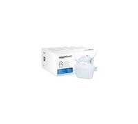 Amazon Basics Water Filter Cartridge, Brita Maxtr Compatible | 6 packs | fit with any Amazon Basics water filter jug and BRITA