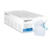 Amazon Basics Water Filter Cartridges, 12 pack , fits and compatible with all BRITA jugs incl. PerfectFit & Amazon Basic Jugs