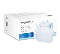 Amazon Basics Water Filter Cartridges 6 count Pack of 1 fits and compatible with all BRITA jugs incl PerfectFit Amazon Basic Jugs - This product