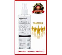 Amazon Basics Dry Erase Liquid Cleaner for Whiteboards, Unscented - 250 ml, 1-Pack