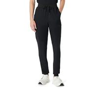 Amazon Basics Women's Scrubs Jogger Trousers Yoga Waistband Drawstring, Black, XS Short