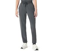 Amazon Basics Women's Scrubs Jogger Trousers Yoga Waistband Drawstring, Charcoal, XXL Short