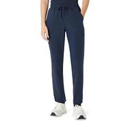 Amazon Basics Women's Scrubs Jogger Trousers Yoga Waistband Drawstring, Navy, XXL Long