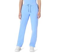 Amazon Basics Women's Scrubs Tapered-Leg Trousers Yoga Waistband, Cornflower Blue, S