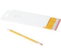 Amazon Basics Wood Cased Graphite HB Pencils, presharpened, no smudge eraser ti