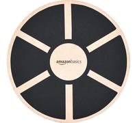 Amazon Basics Wood Wobble Balance Board Black
