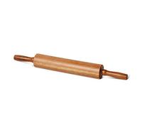 Amazon Basics Wooden Rolling Pin, Classic Style, Acacia Wood, Ergonomic Handles, 43.2cm, for Baking and Pastry