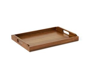 Amazon Basics Wooden Serving Tray, Acacia Wood, 43.18cm x 30.48 cm