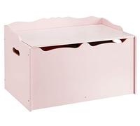 Amazon Basics Wooden Toy Box, Pink, 76.2 x 40.64 x 46.99 cm
