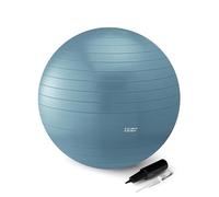 Amazon Basics Yoga Exercise Ball, 58-66 cm Diameter, Aqua