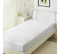 Amazon Basics Zippered Mattress Encasement Cover - Waterproof & Bed Bug Proof Mattress Protector, Single Bed, 90 x 190 x 30 cm, White